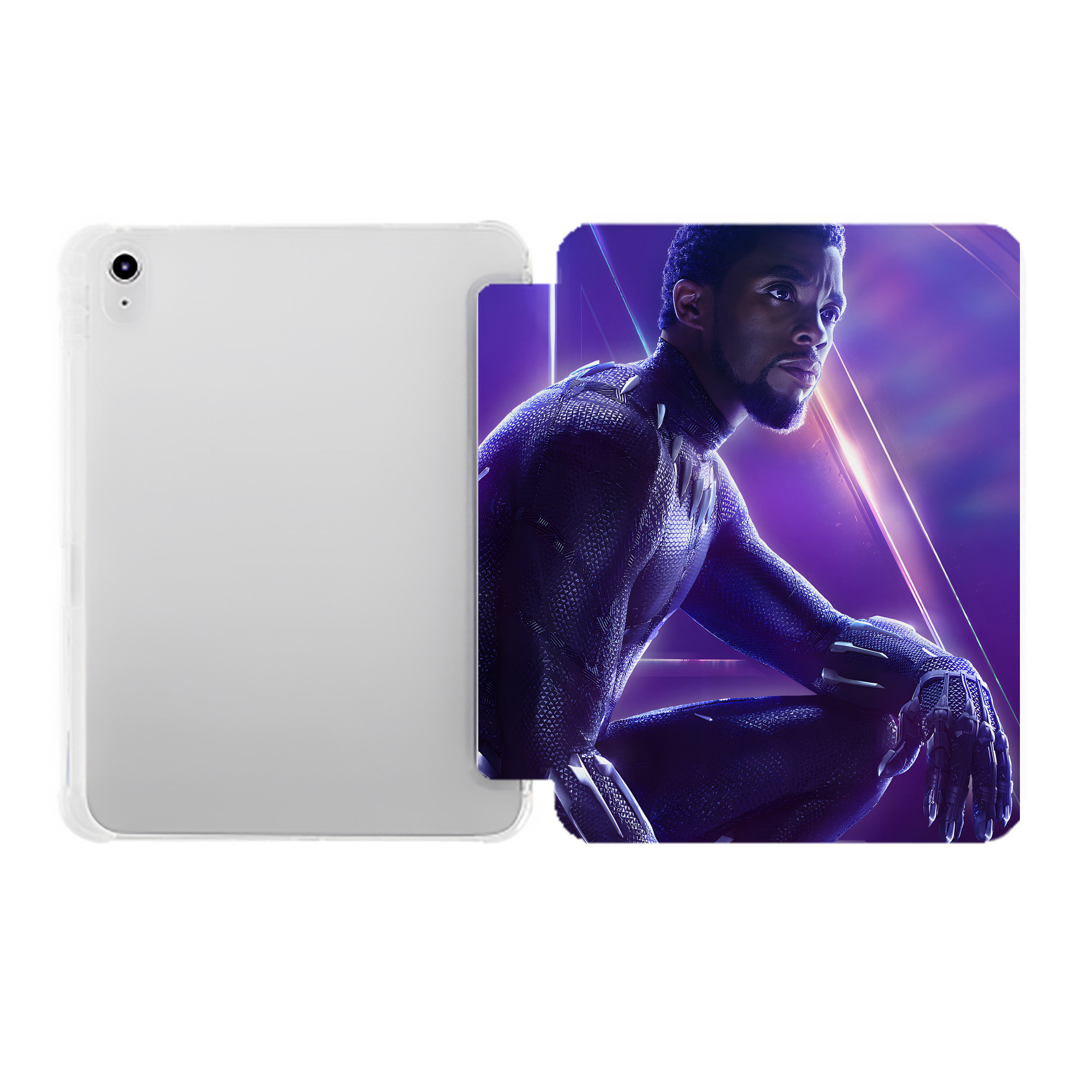 （画像用） アベンジャーズ The Avengers IPad ケース ペン収納付き 三つ折りスタンド PUレザー×シリコン 対応機種9.5/10.5/10.9インチ